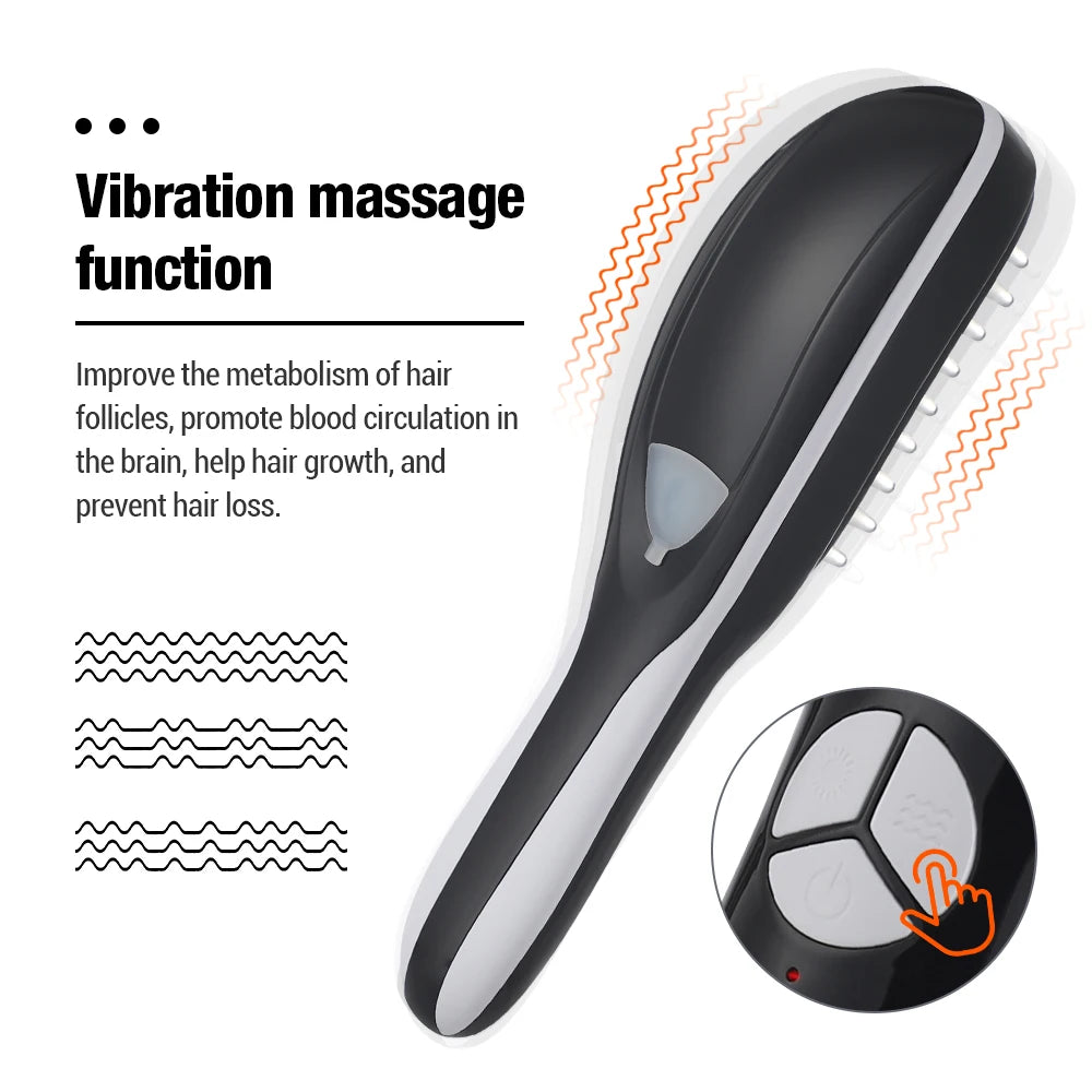 Brosse LED massante applicateur d'huile
