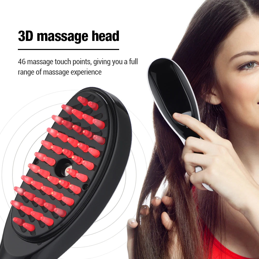 Brosse LED massante applicateur d'huile