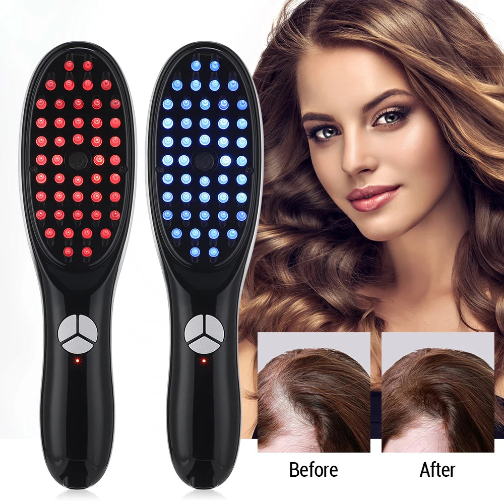 Brosse LED massante applicateur d'huile
