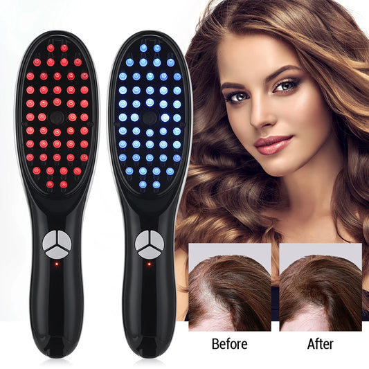 Brosse LED massante applicateur d'huile