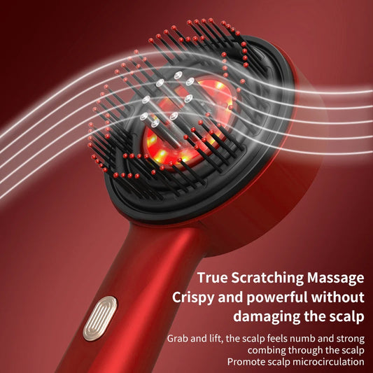 Brosse 3 en 1 LED massante applicateur d'huile