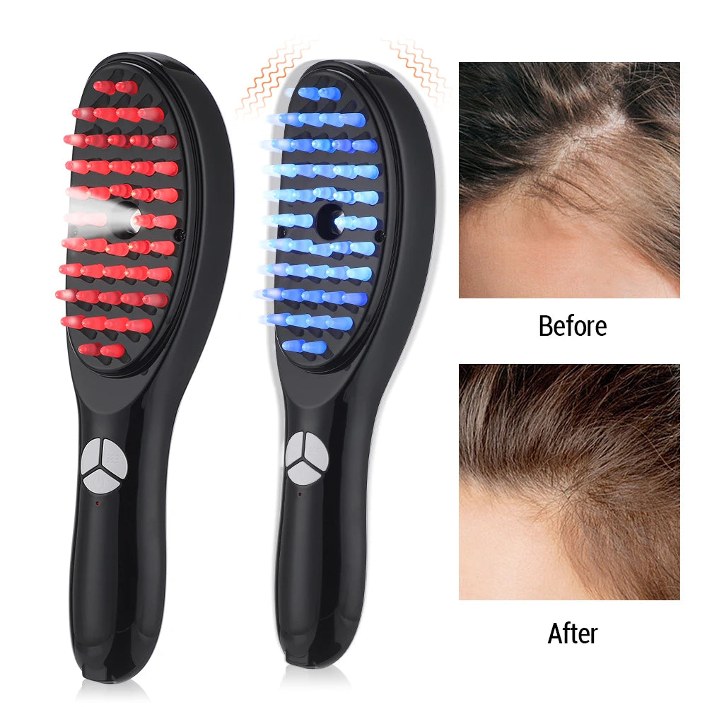 Brosse LED massante applicateur d'huile
