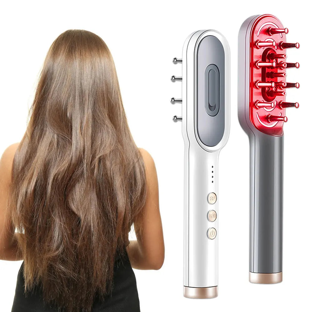 Brosse 7 en 1 EMS RF LED electroporation applicateur d'huile massante