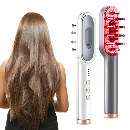 Brosse 7 en 1 EMS RF LED electroporation applicateur d'huile massante