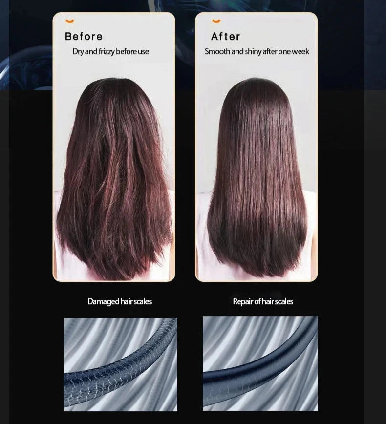 Sèche-cheveux à Ions négatifs et lumière bleue